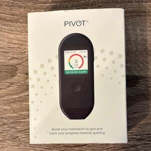 Pivot Quit Smoking Monitor Breathe Easy CO Sensor New in Box